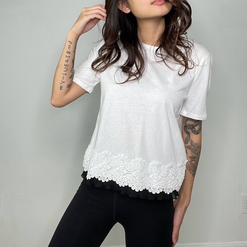 Zara White Top